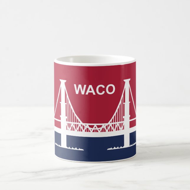Caneca De Café City Flag of Waco (Texas, EUA) (Centro)