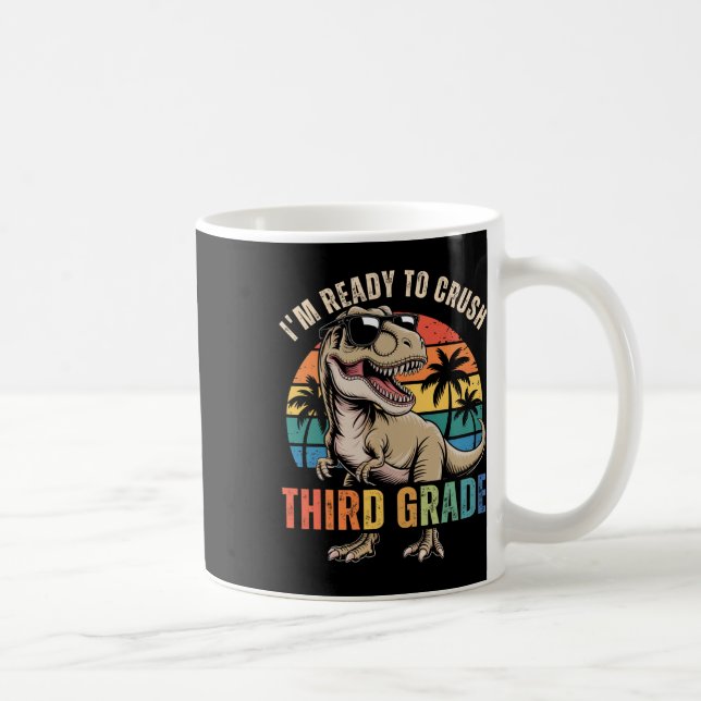 Caneca De Café Ck To School Dinosaur Boy I'm Ready To Crush Third (Direita)