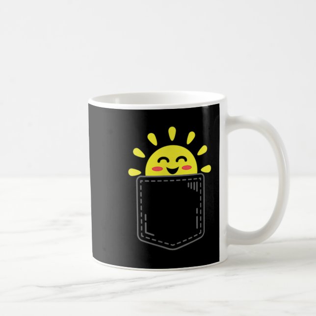 Caneca De Café Cket Of Sunshine Happy Summer Sun Motivational Ins (Direita)