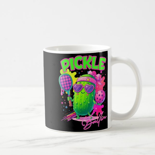 Caneca De Café Ckle Ballin Cute Ckleball Women Girls Ckleball Lov (Direita)