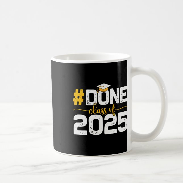 Caneca De Café Cl De 2025 Fez A Graduação Para Ele. (Direita)