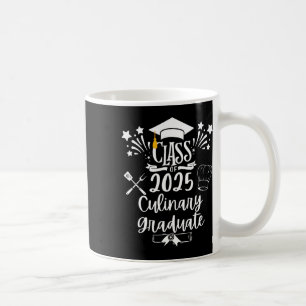 Caneca De Café Cl De 2025 Graduado Em Chef Culinário De Formando