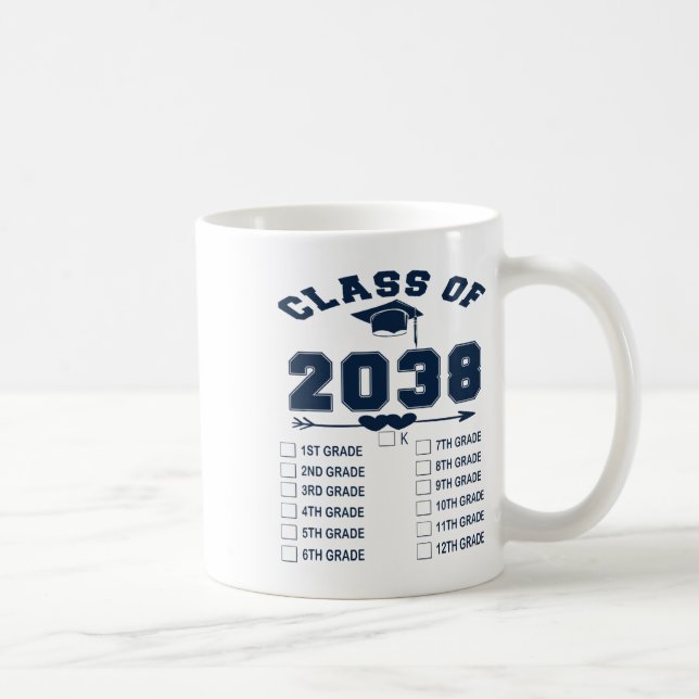Caneca De Café Cl De 2038 Cresça Comigo Piada Jardim De Infância  (Direita)