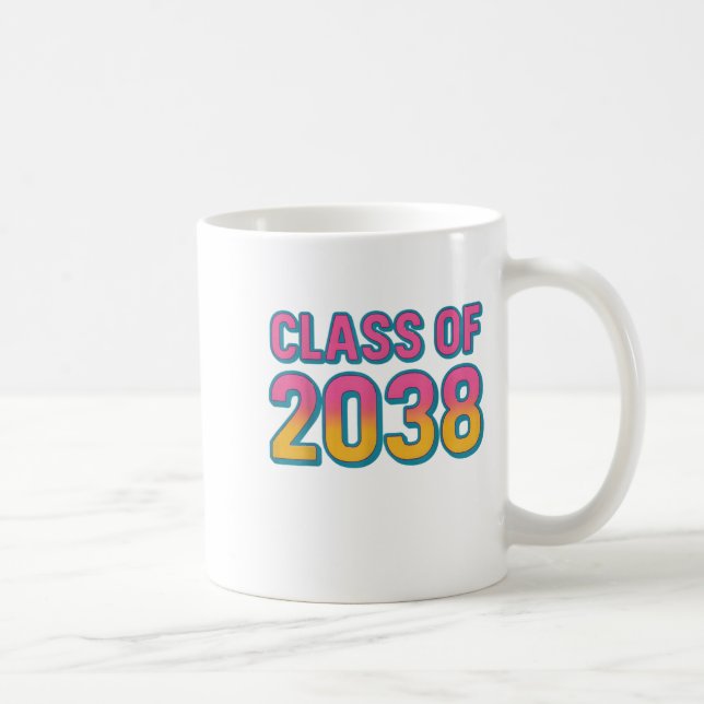Caneca De Café Cl De 2038 Cresceu Comigo, Engraçada Jardim De Inf (Direita)