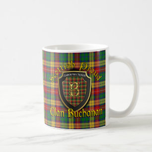 Caneca De Café Clã Buchanan Scottish Proud Cups Mugs