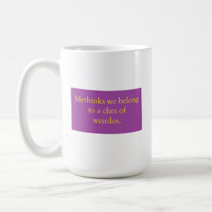 Caneca De Café Clã de Weirdos Mug