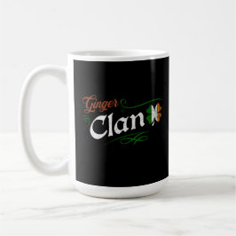 Caneca De Café Clã Ruivo Dia de São Patrício Vermelho Irlandês Vi