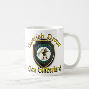 Caneca De Café Clã Sutherland Scottish Proud Cups Mugs