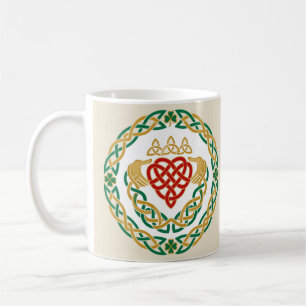 Caneca De Café Claddagh Roundel