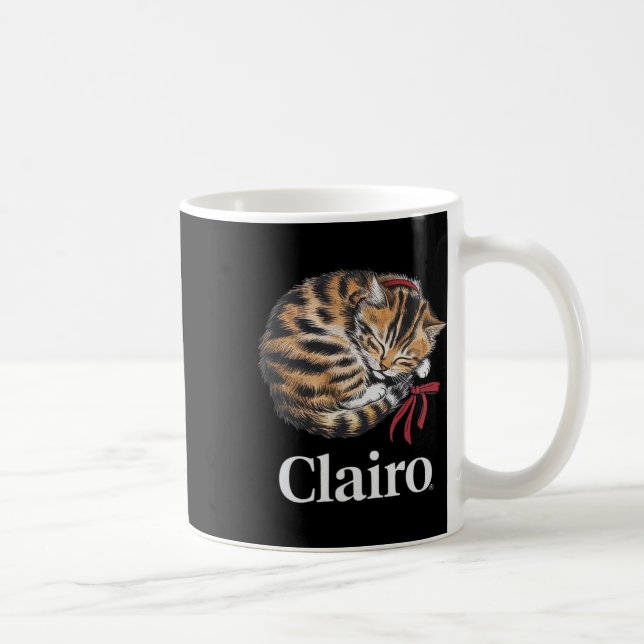 Caneca De Café Clairo Diz Um Gato (Direita)
