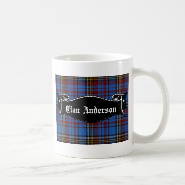 Caneca De Café Clan Anderson Banner (Direita)