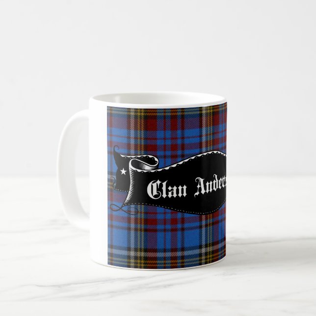Caneca De Café Clan Anderson Banner (Frente Esquerda)