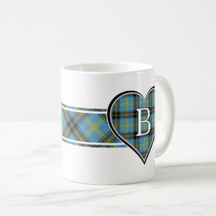 Caneca De Café Clan Bell Tartan Heart