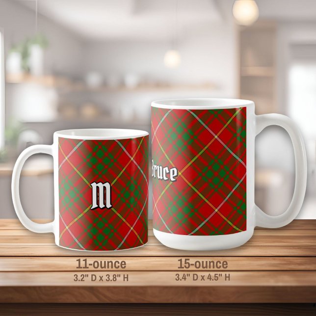 Caneca De Café Clan Bruce Tartan (Criador carregado)