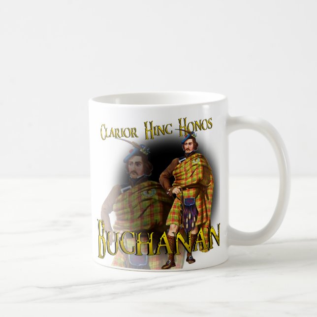 Caneca De Café Clan Buchanan Old Scottish Mug (Direita)