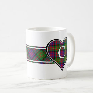Caneca De Café Clan Carnegie Tartan Heart