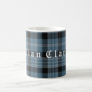Caneca De Café Clan Clark Tartan