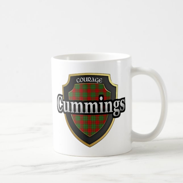 Caneca De Café Clan Cummings Scottish Dynasty Tartan Mugs Cups (Direita)