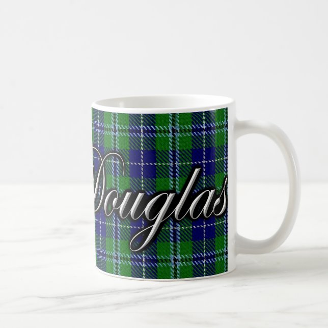 Caneca De Café Clan Douglas Classic Tartan (Direita)