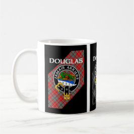 Caneca De Café Clan Douglas Three Tartan Mug