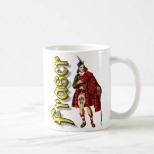 Caneca De Café Clan Fraser Antiga Escócia