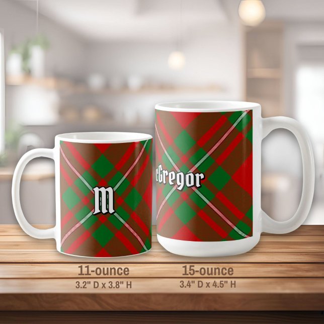 Caneca De Café Clan Gregor Tartan Coffee Mug (Criador carregado)