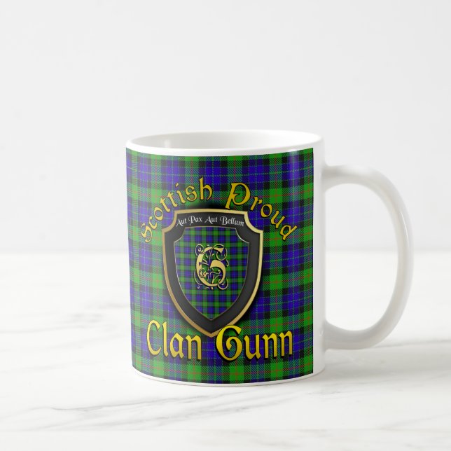 Caneca De Café Clan Gunn Scottish Proud Cups Mugs (Direita)