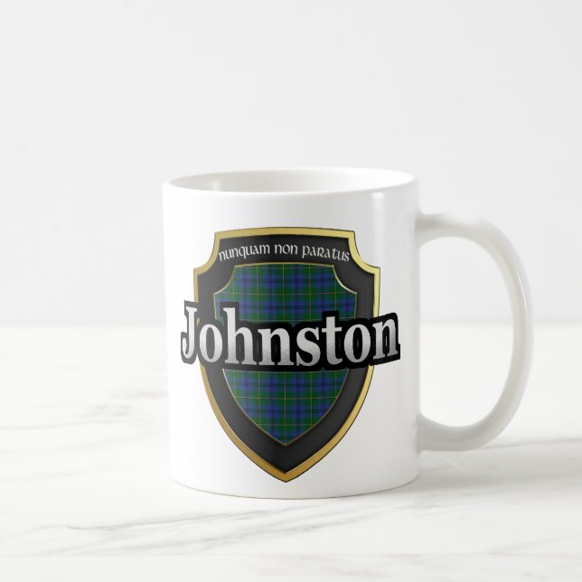 Caneca De Café Clan Johnston Scottish Dynasty Tartan Mugs Cups (Direita)