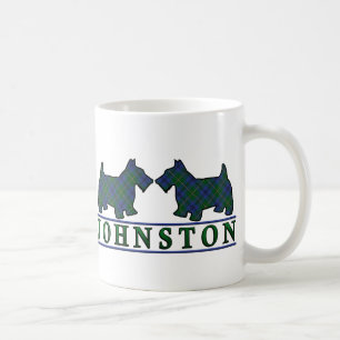 Caneca De Café Clan Johnstone Johnston Tartan Scottie Dogs