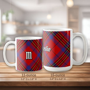 Caneca De Café Clan Leslie Red Tartan