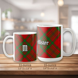 Caneca De Café Clan MacAlister de Glenbarr Tartan