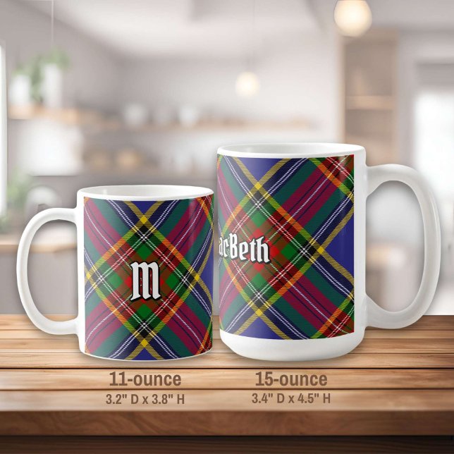 Caneca De Café Clan MacBeth Tartan Coffee Mug (Criador carregado)