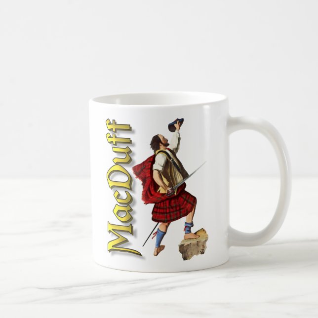 Caneca De Café Clan MacDuff Old Scotland (Direita)