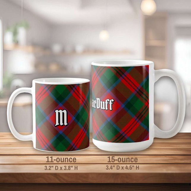 Caneca De Café Clan MacDuff Tartan (Criador carregado)