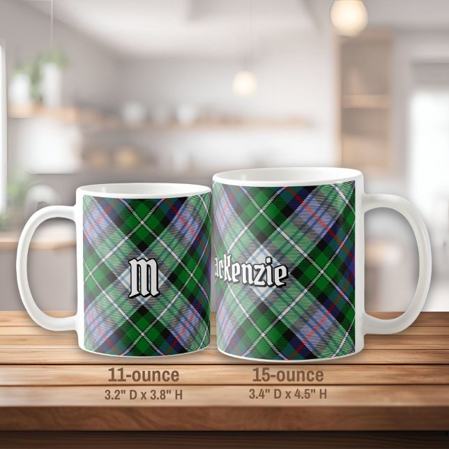 Caneca De Café Clan MacKenzie Vestir Tartan Coffee Mug (Criador carregado)