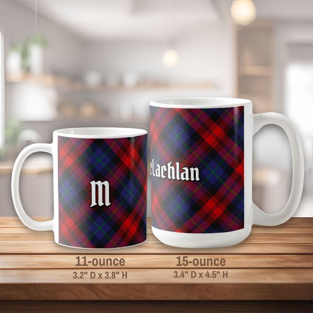 Caneca De Café Clan MacLachlan Tartan (Criador carregado)