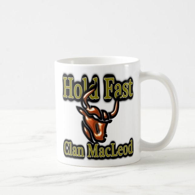 Caneca De Café Clan MacLeod Segura Rápida Copa Escocesa de Celebr (Direita)