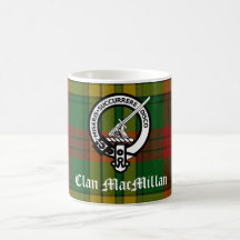 Clan MacMillan Crest Crachá e Tartan