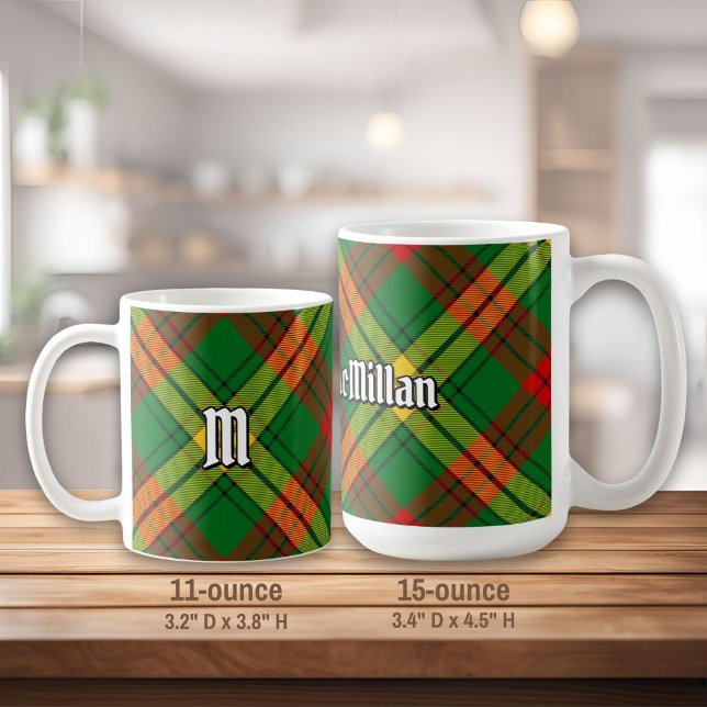 Caneca De Café Clan MacMillan Tartan (Criador carregado)