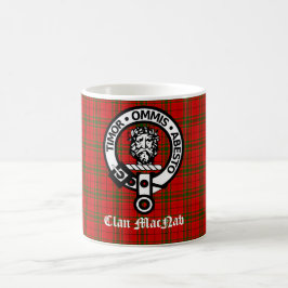 Caneca De Café Clan MacNab Crest Crachá e Tartan