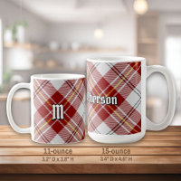 Clan MacPherson Red Vestir Tartan Coffee Mug