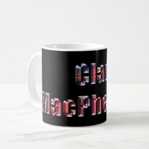 Caneca De Café Clan Macpherson Tartan Name, Mug