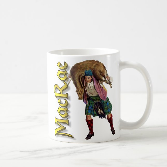 Caneca De Café Clan MacRae Old Scotland (Direita)