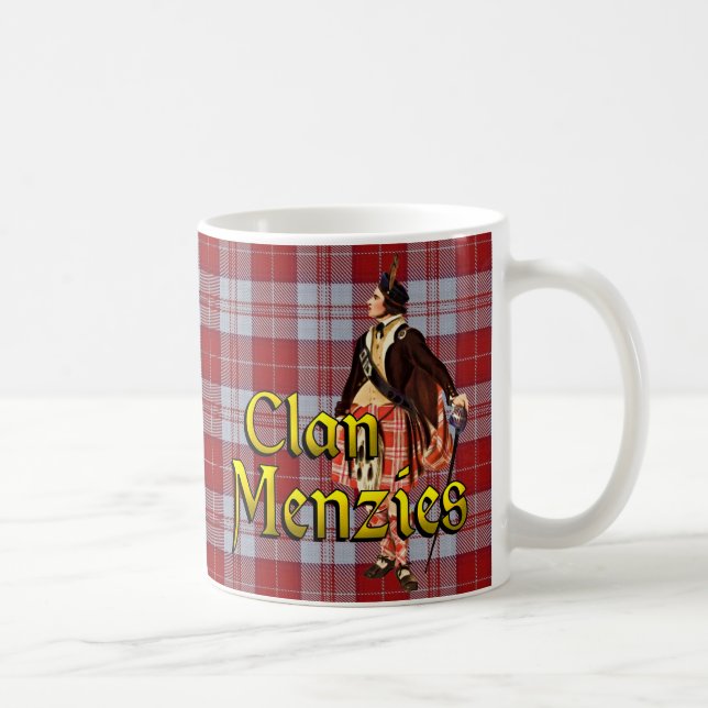 Caneca De Café Clan Menzies Scottish Dream (Direita)