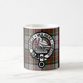 Caneca De Café Clan Stewart Crest & Tartan
