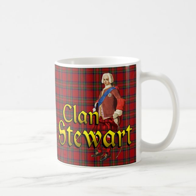 Caneca De Café Clan Stewart Scottish Dream (Direita)