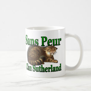 Caneca De Café Clan Sutherland Sans Peur Scottish Celebration Cup