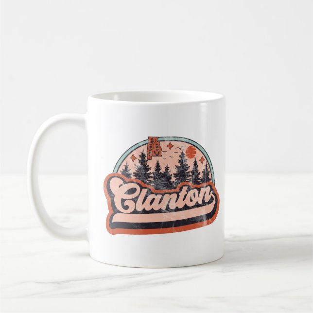 Caneca De Café Clanton, Alabama (Esquerda)