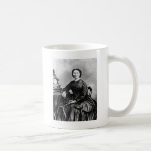 Caneca De Café Clara Barton Retrato ~ Vintage 1866 Foto