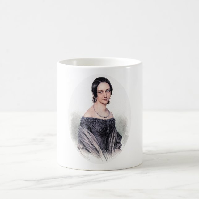 Caneca De Café Clara Schumann - Pianista e Compositor (Centro)